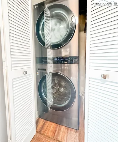 a view of an mountain and sunset