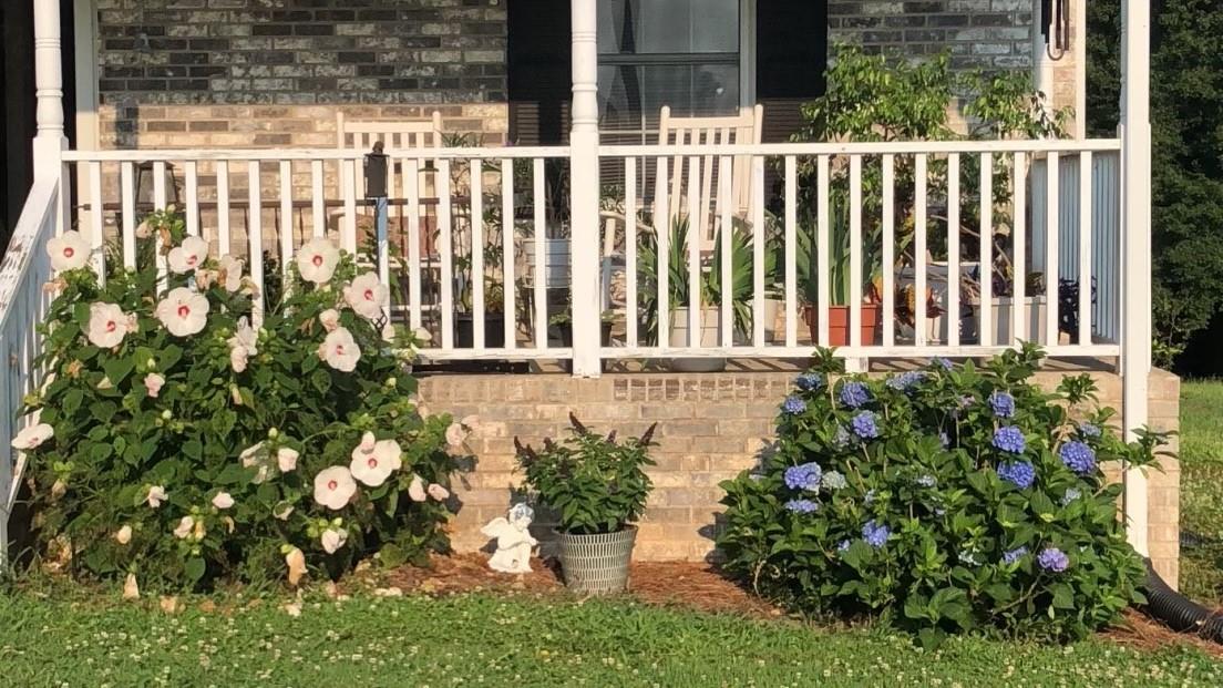 6911 Alexander Farm Road Monroe, NC 28110 - Photo 38 of 48 a view of a house with a flower garden