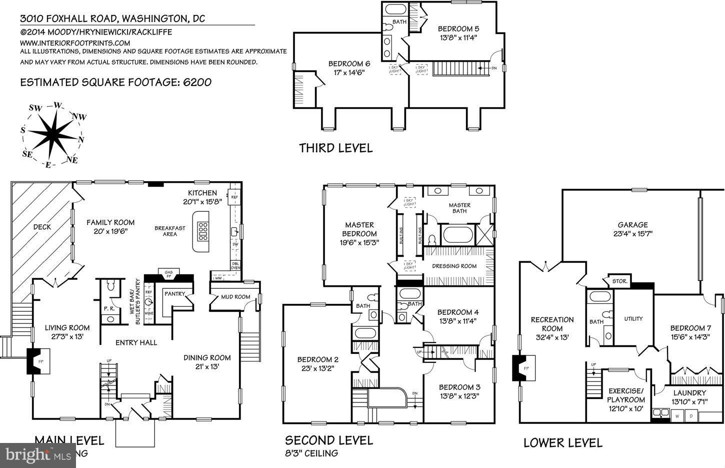 3010 Foxhall Road Northwest Washington, DC 20016 - Photo 26 of 26 Floor Plan