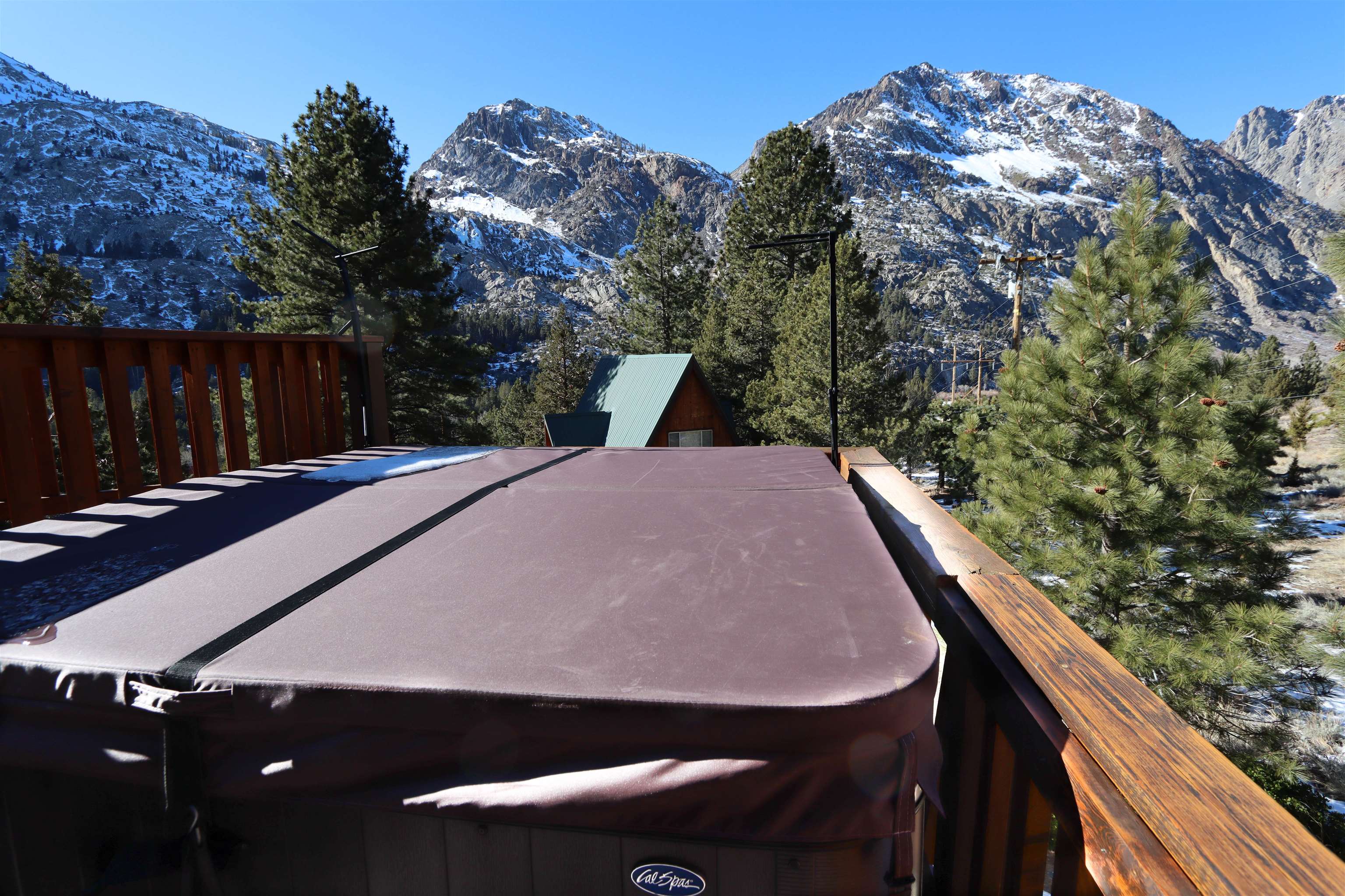 131 West Steelhead Road June Lake, CA 93529 - Photo 43 of 47 a view of balcony with wooden floor
