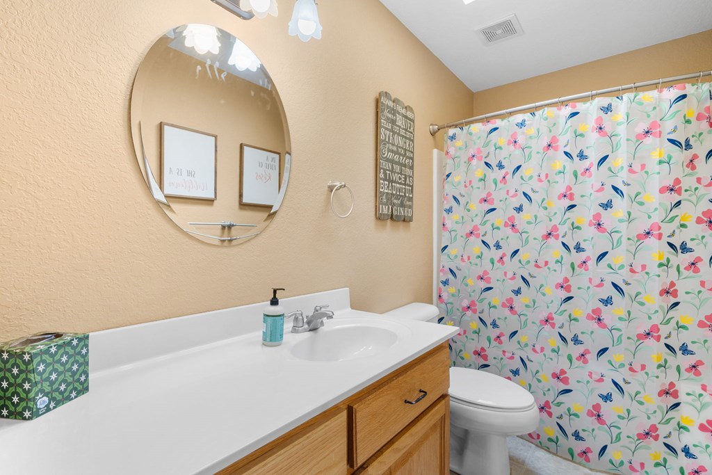 961 South Brooks Cove Road Hayesville, NC 28904 - Photo 27 of 55 a bathroom with a sink mirror vanity and toilet