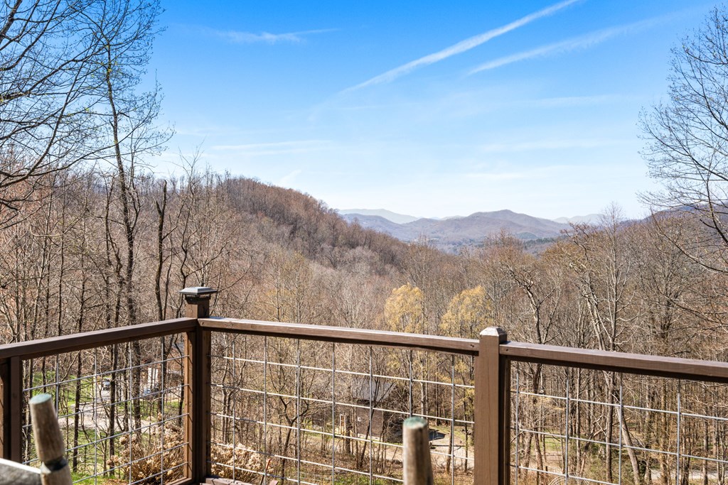961 South Brooks Cove Road Hayesville, NC 28904 - Photo 33 of 55 a view of a balcony with an outdoor space