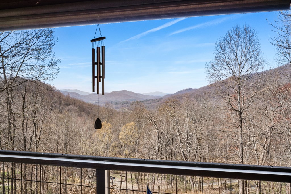 961 South Brooks Cove Road Hayesville, NC 28904 - Photo 34 of 55 a view of a balcony with an outdoor space
