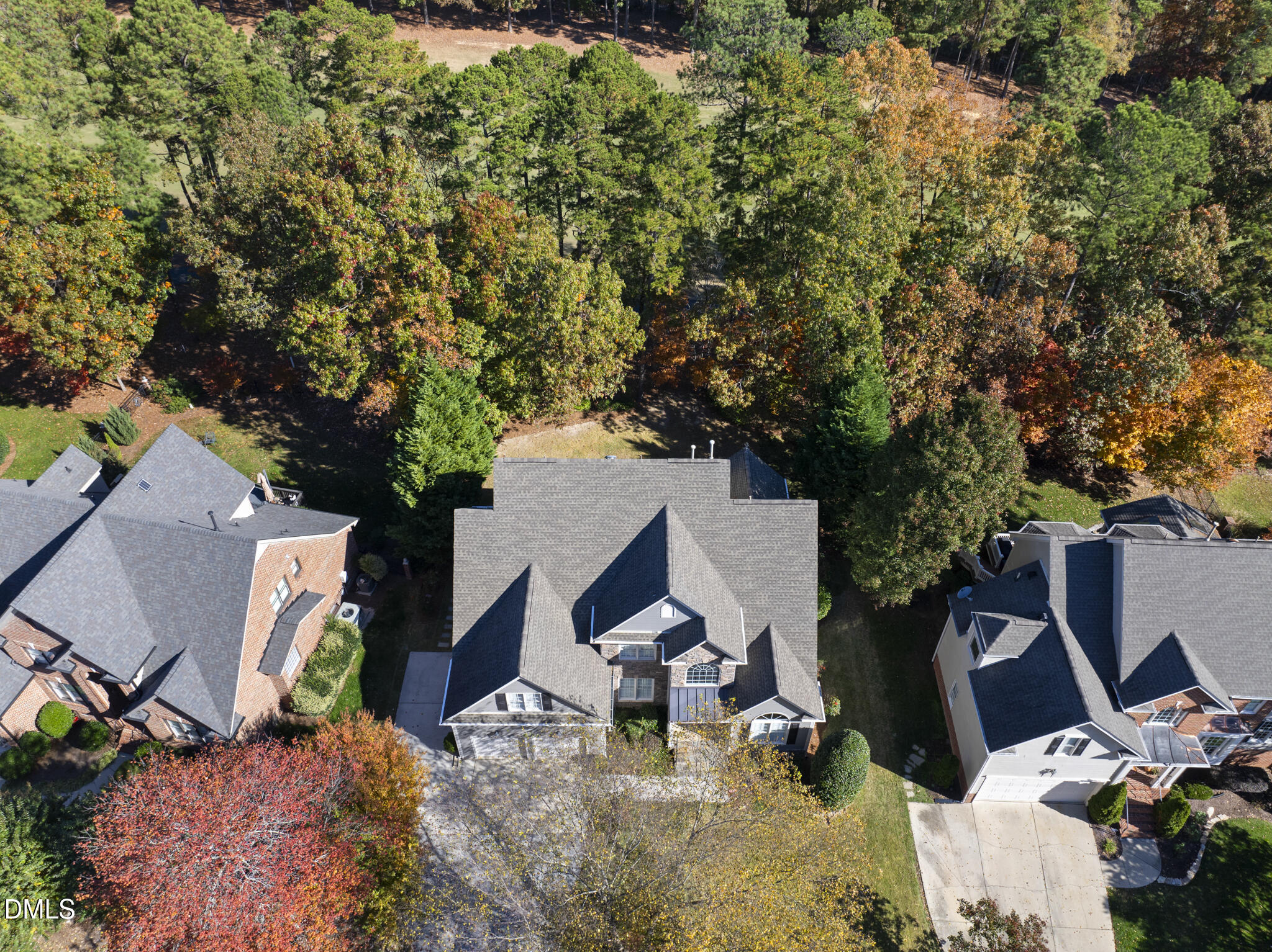 305 Ridge Creek Drive Morrisville, NC 27560 - Photo 3 of 43 an aerial view of a house with swimming pool and sitting space