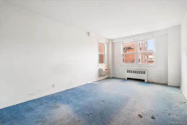 a view of a room with window