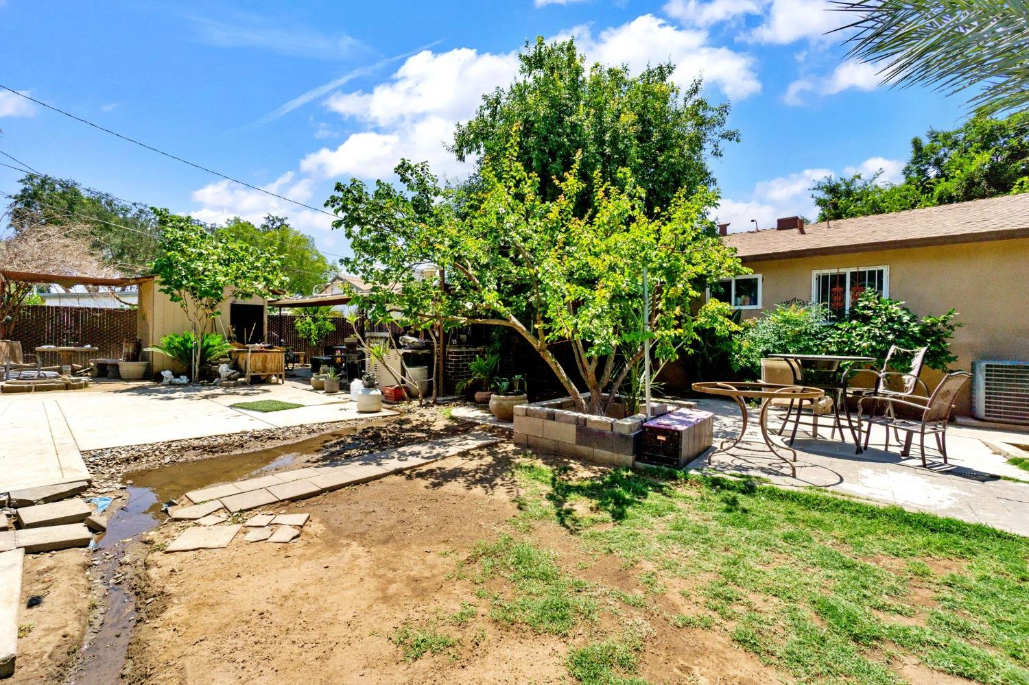 1735 South Maple Avenue Fresno, CA 93702 - Photo 18 of 24 a view of a backyard with a patio