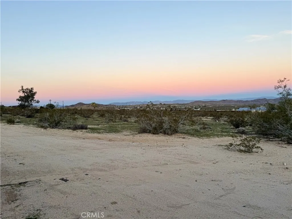 0 Campanula Street Joshua Tree, CA 92252 - Photo 7 of 20 a view of lake with sunset