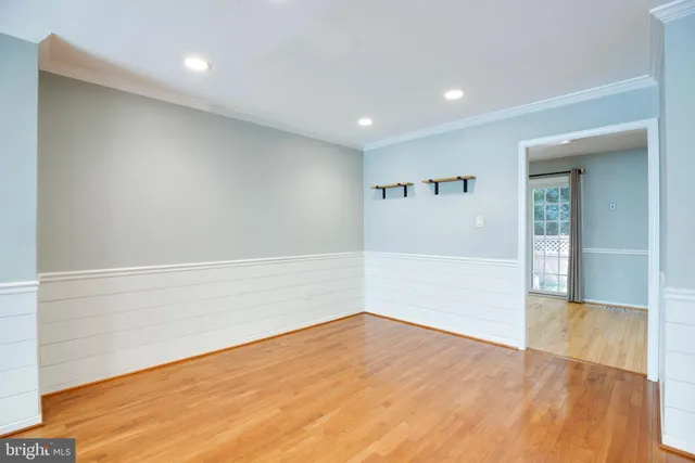 a view of empty room