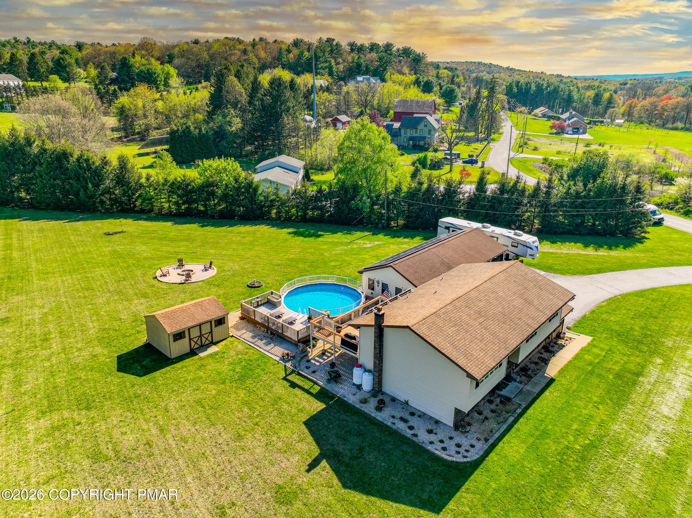 1040 Stagecoach Road West Lehighton, PA 18235 - Photo 65 of 76 Aerial View of Home