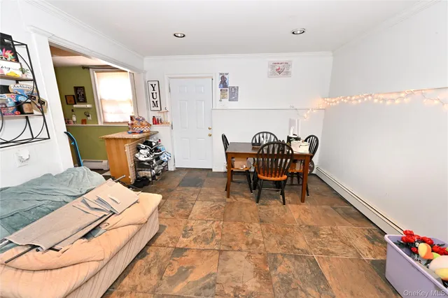 a room with furniture