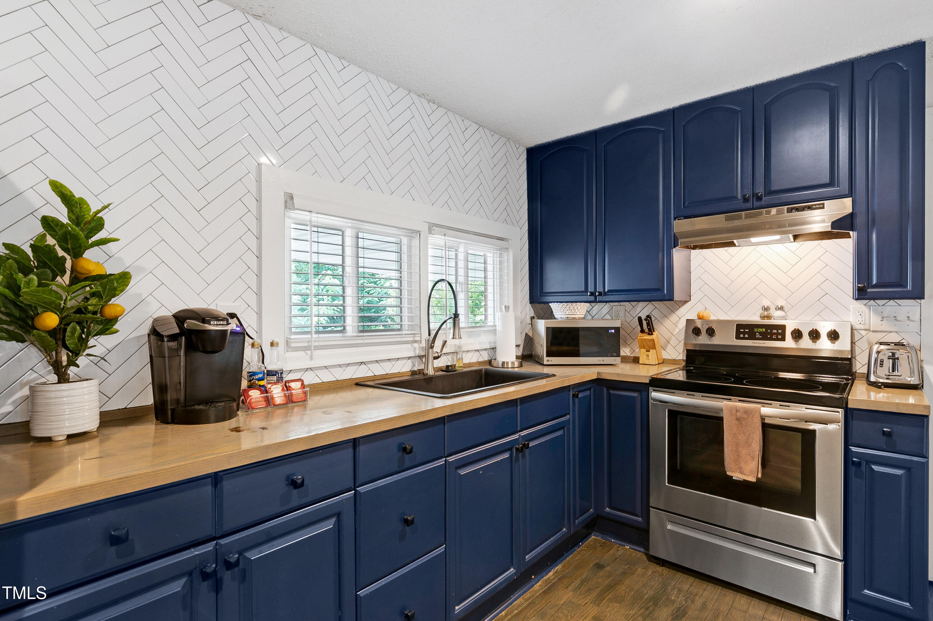 320 East Cabarrus Street Raleigh, NC 27601 - Photo 6 of 30 a kitchen with sink a window and appliances