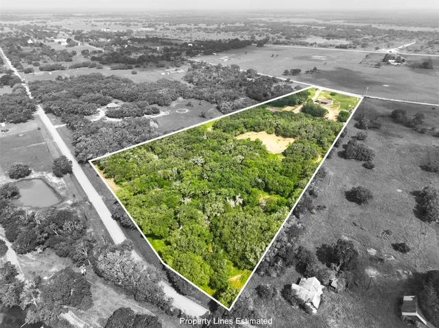 a view of a lake with a city