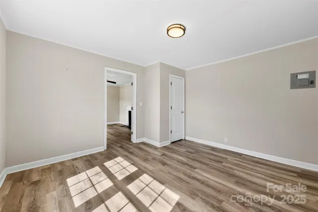 a view of empty room