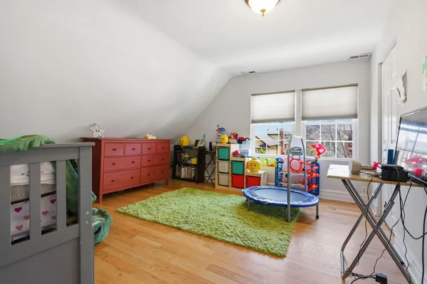 a view of a play room with toys