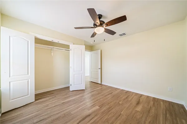 wooden floor in an empty room