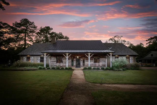 a view of a hall with couch
