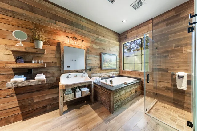 a room with gym equipment