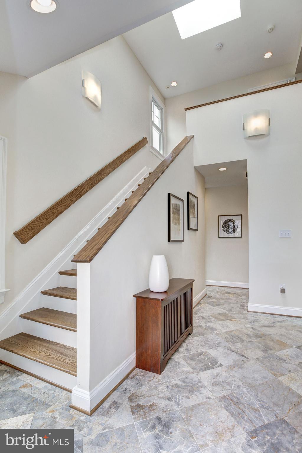 5000 Dalton Road Chevy Chase, MD 20815 - Photo 3 of 30 Inviting Foyer with Cathedral Ceilings
