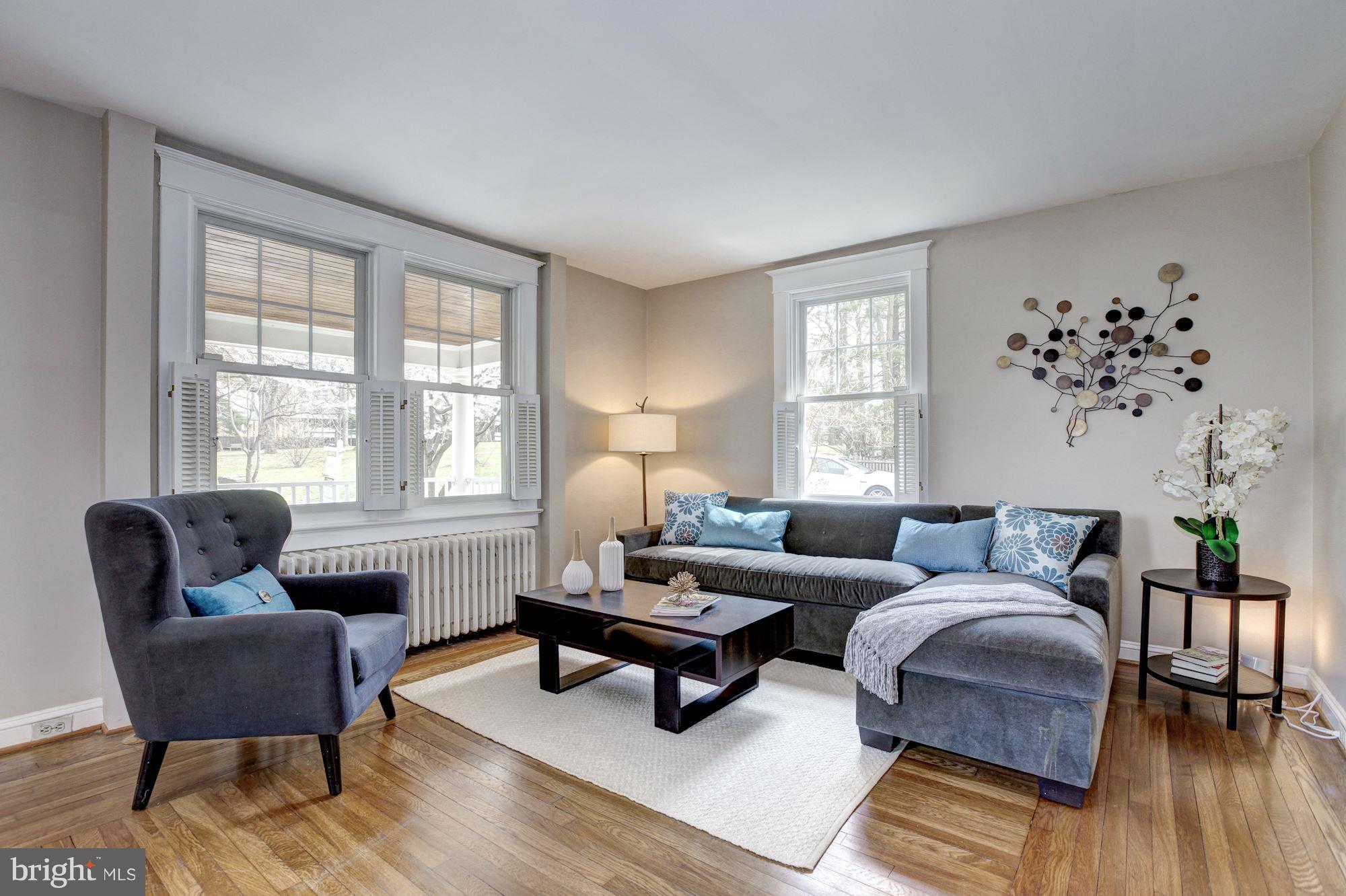 5000 Dalton Road Chevy Chase, MD 20815 - Photo 4 of 30 Formal living room - light and bright