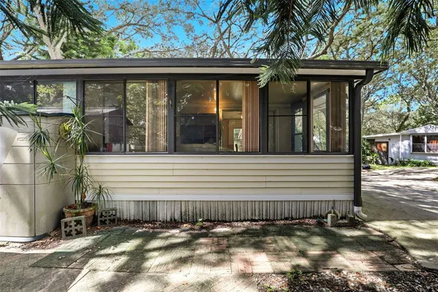 a view of a house with a outdoor space