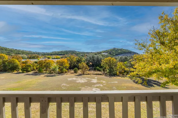 a view of ocean from a balcony