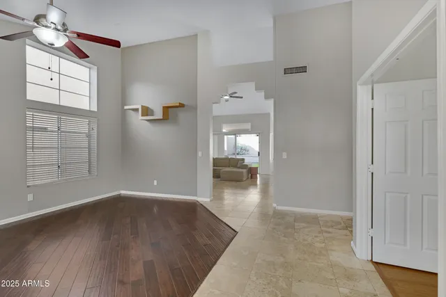 a view of livingroom with hardwood