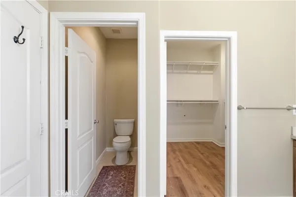 a bathroom with a toilet sink