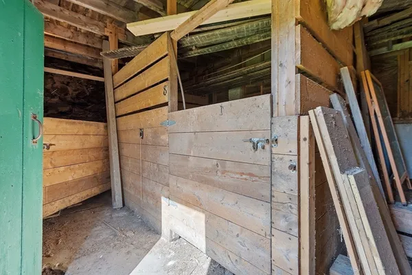 a view of storage and utility room