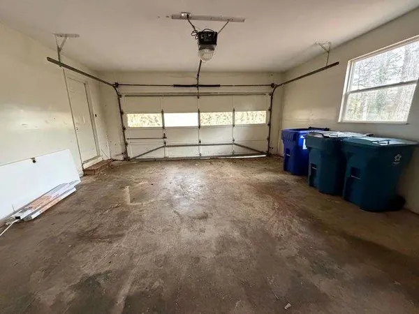 a view of a room with window and windows