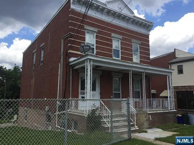 a view of a house with a large windows
