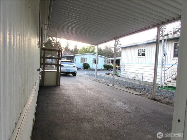 a view of car garage