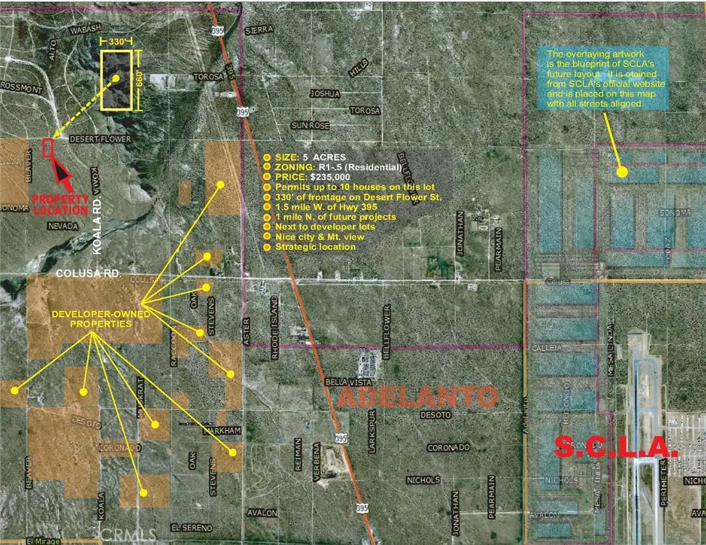0 Desert Flower & Koala Road Adelanto, CA 92301 - Photo 2 of 4 a bathroom with a shower