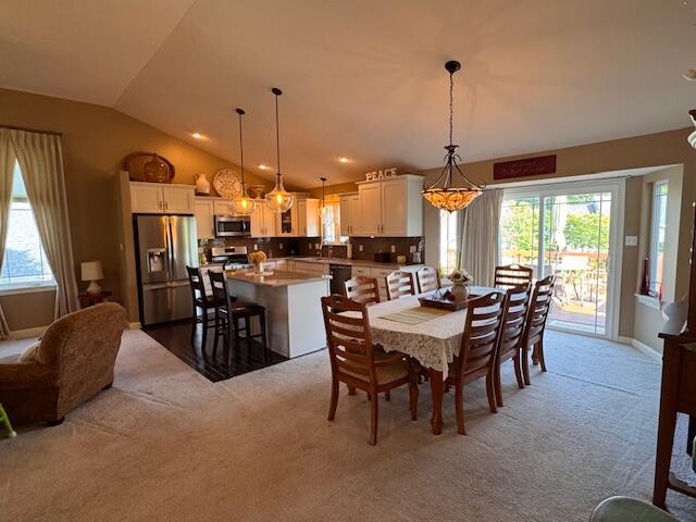 2307 Legend Circle Chesterton, IN 46304 - Photo 5 of 24 a view of a dining room with furniture window and outside view