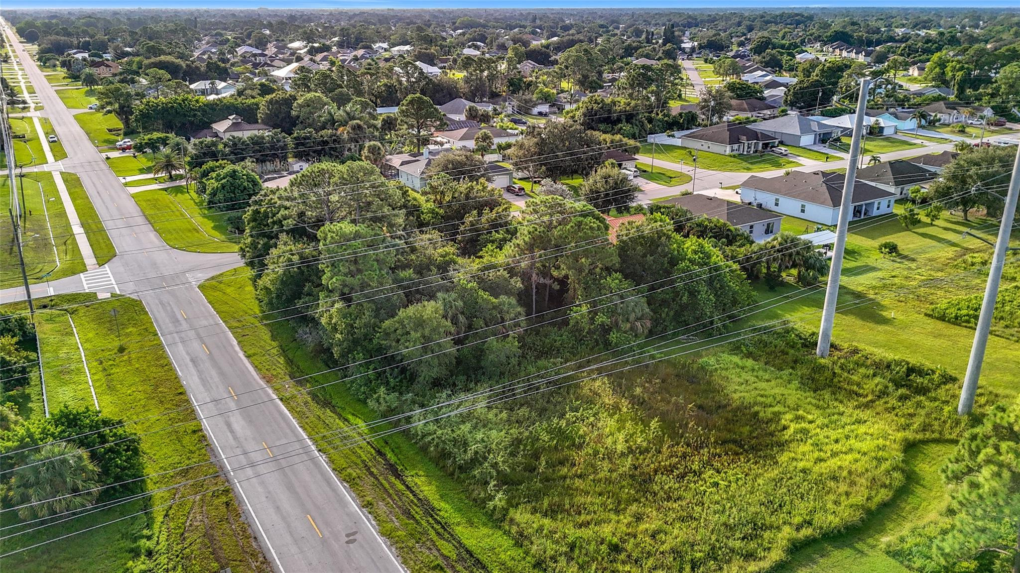 2192 Southwest Del Rio Boulevard Port St. Lucie, FL 34953 - Photo 2 of 20 Un-cleared Lot Aerial view
