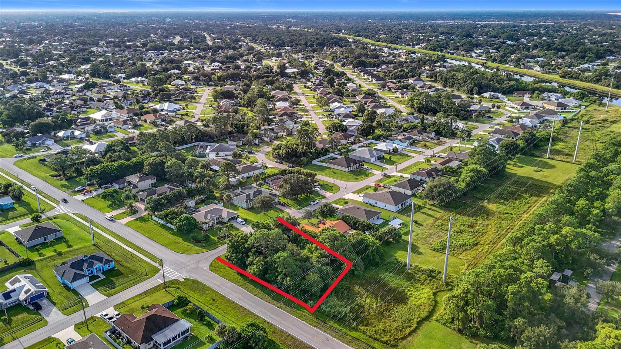 2192 Southwest Del Rio Boulevard Port St. Lucie, FL 34953 - Photo 10 of 20 View 1 lot outlined