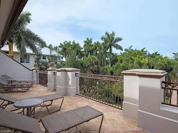 a view of balcony and patio