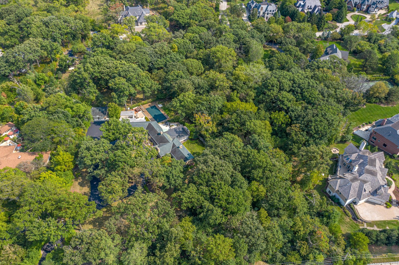 6547 South County Line Road Burr Ridge, IL 60527 - Photo 36 of 59 a view of a house with a tree