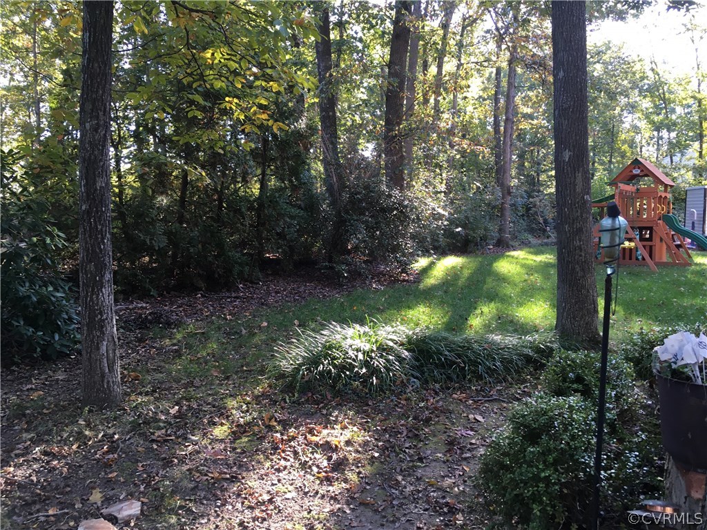 1900 Castlebridge Road Midlothian, VA 23113 - Photo 25 of 28 a backyard of a house with lots of green space