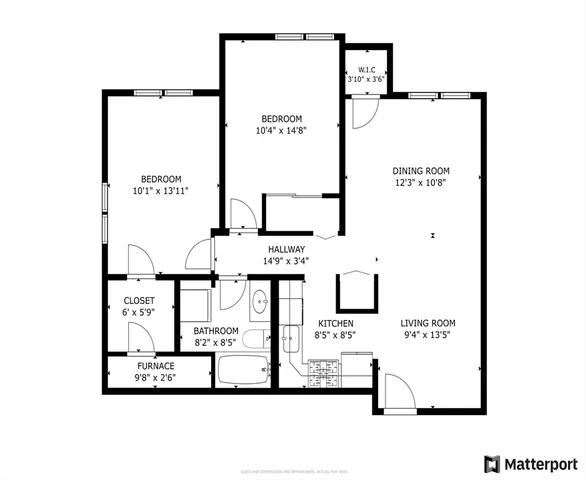 a picture of a book and a bed