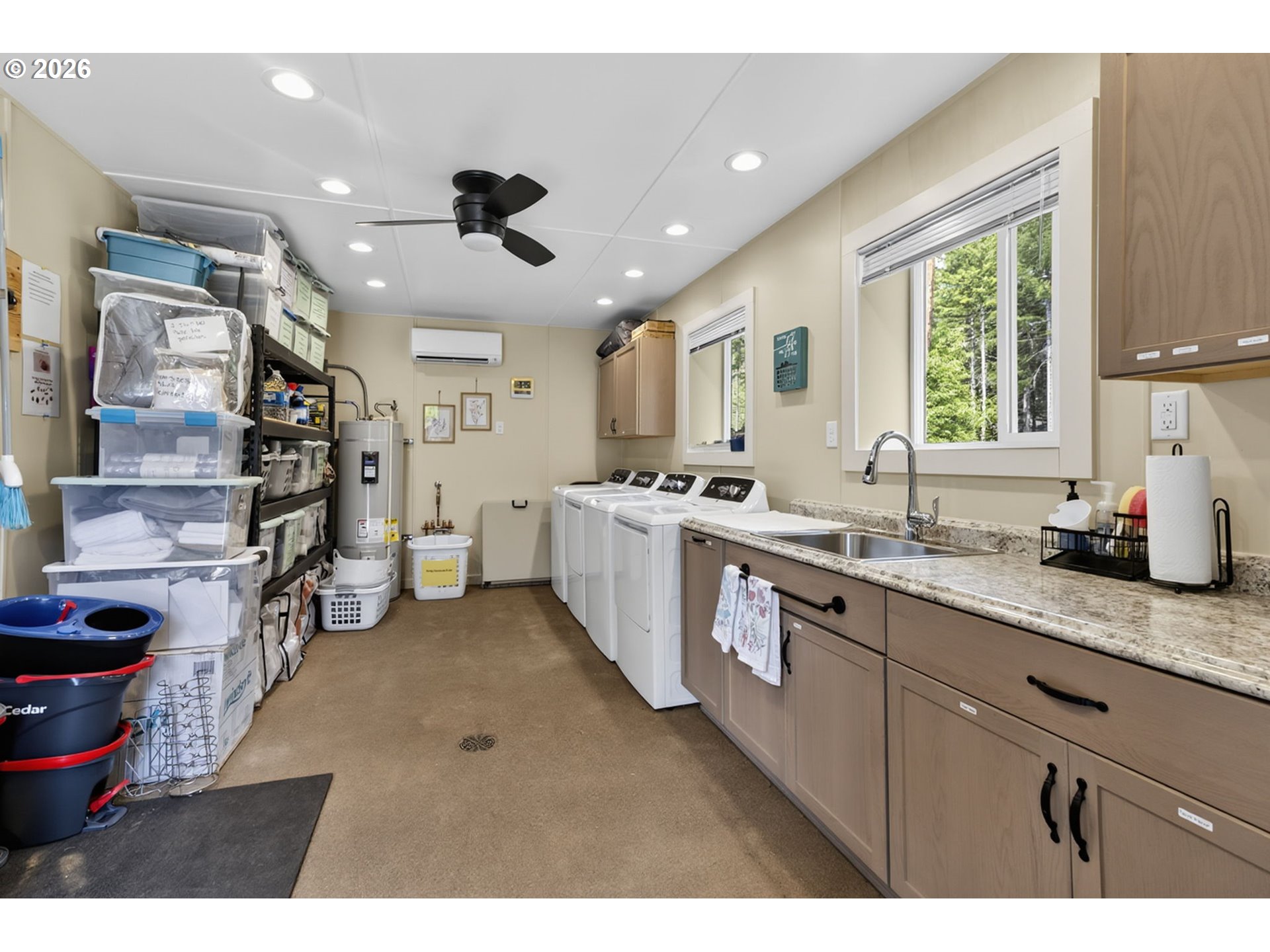 46725 Goodpasture Road Vida, OR 97488 - Photo 41 of 48 a kitchen with a sink stainless steel appliances and window