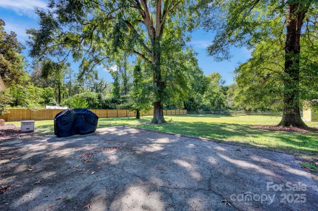 a view of a big yard