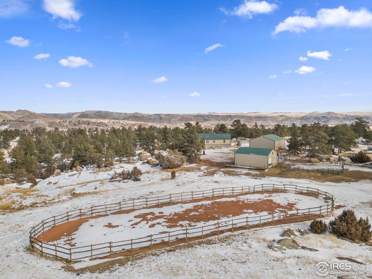 200 Cherokee Meadows Road Livermore, CO 80536 - Photo 36 of 40 150' by 50' riding arena