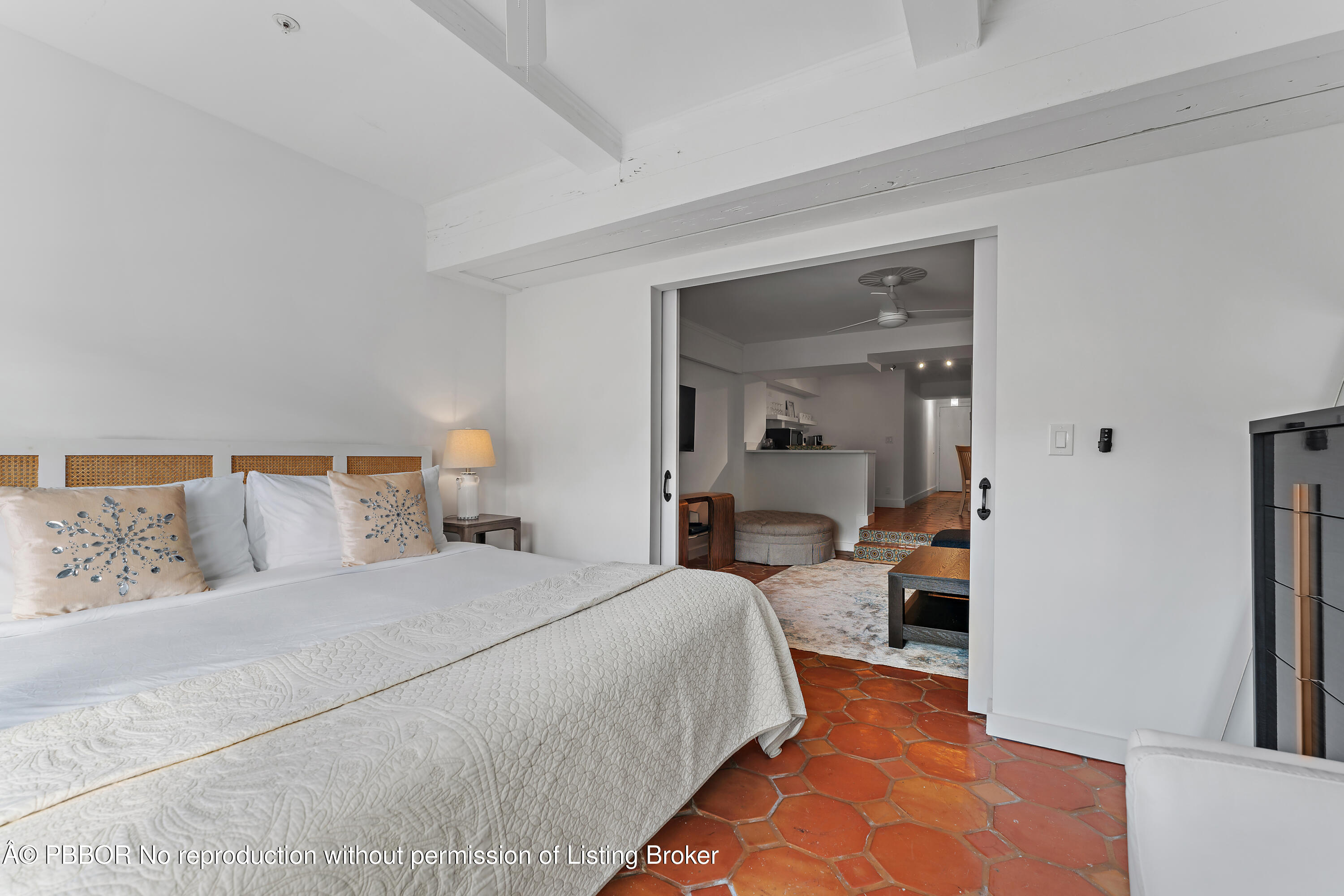 235 Sunrise Avenue, Unit 1107 & 1108 Palm Beach, FL 33480 - Photo 6 of 28 a bedroom with bed and walk in closet