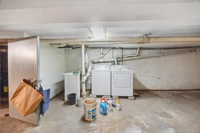 a view of storage and utility room