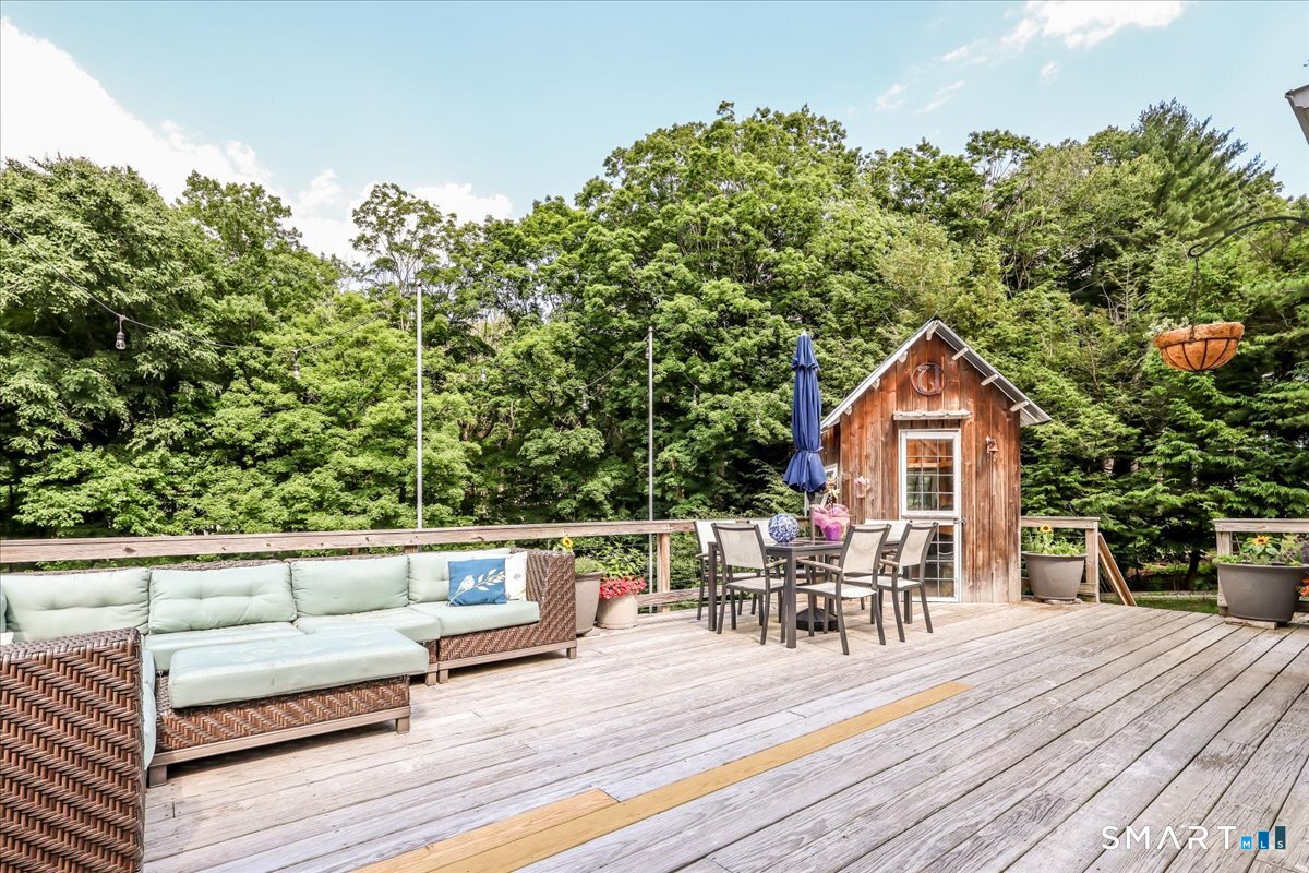 31 Aspen Mill Road Ridgefield, CT 06877 - Photo 29 of 38 Oversized deck with heated greenhouse