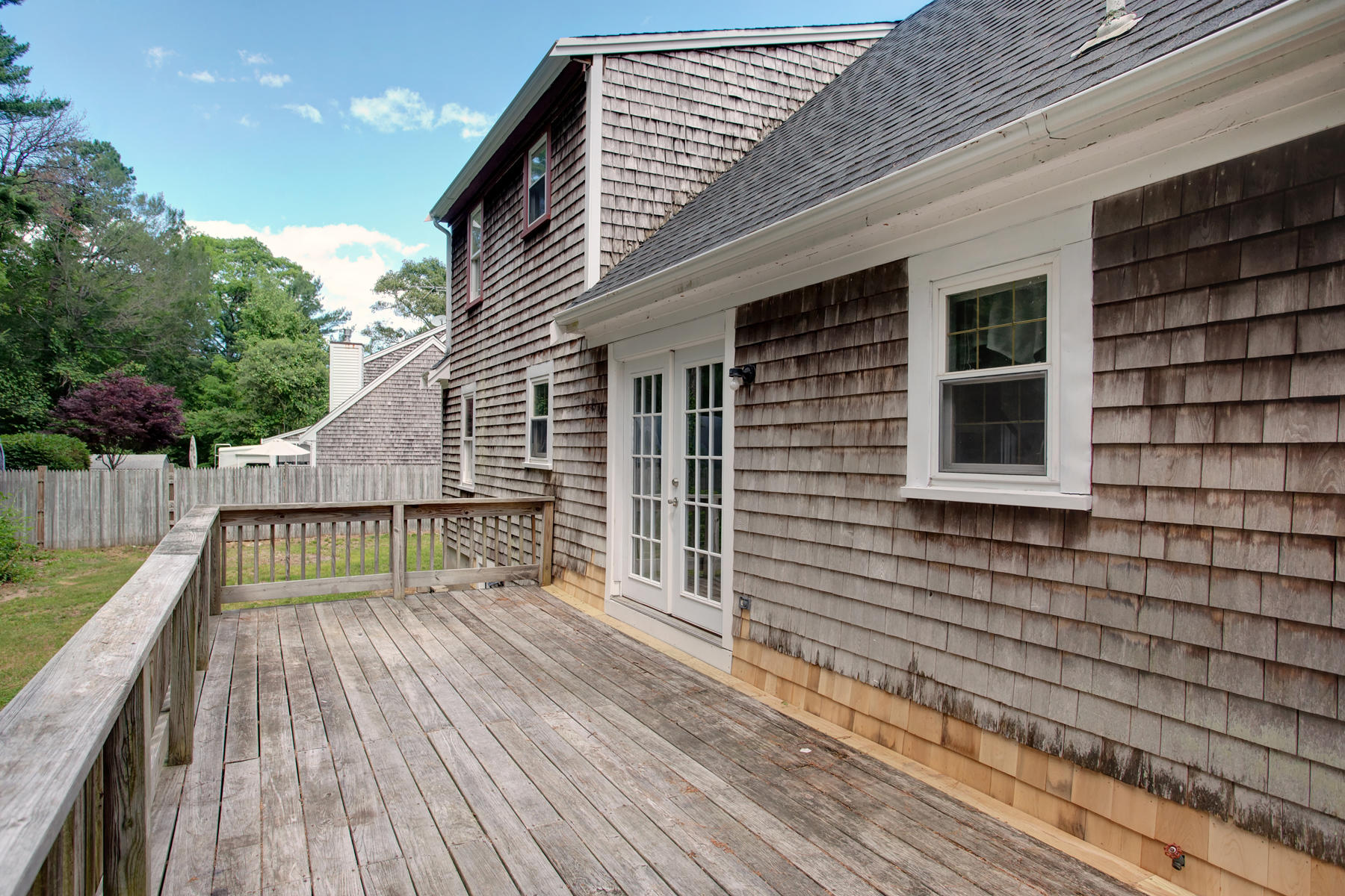 55 Edgewater Road Mashpee, MA 02649 - Photo 21 of 21 view of balcony with wooden floor and fence