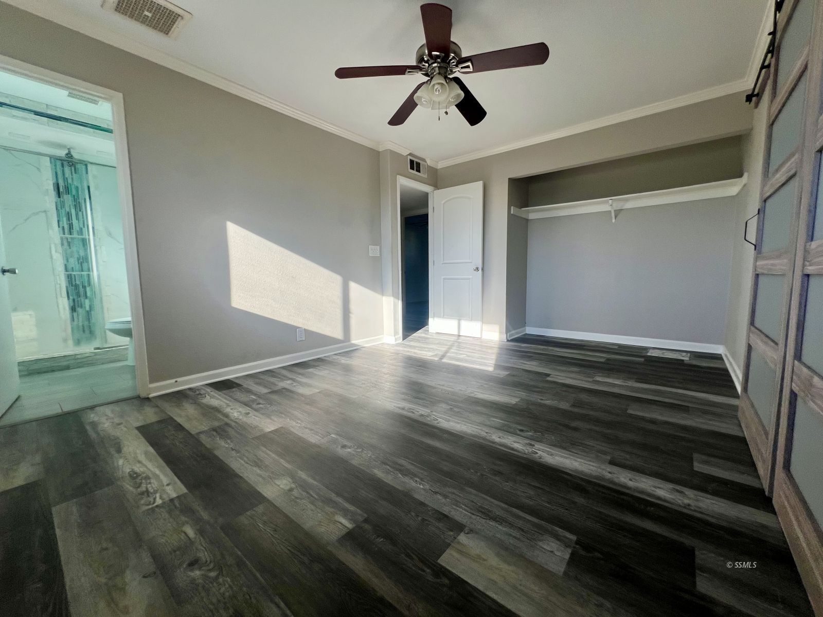 333 Traci Lane Ridgecrest, CA 93555 - Photo 22 of 30 a view of empty room with wooden floor