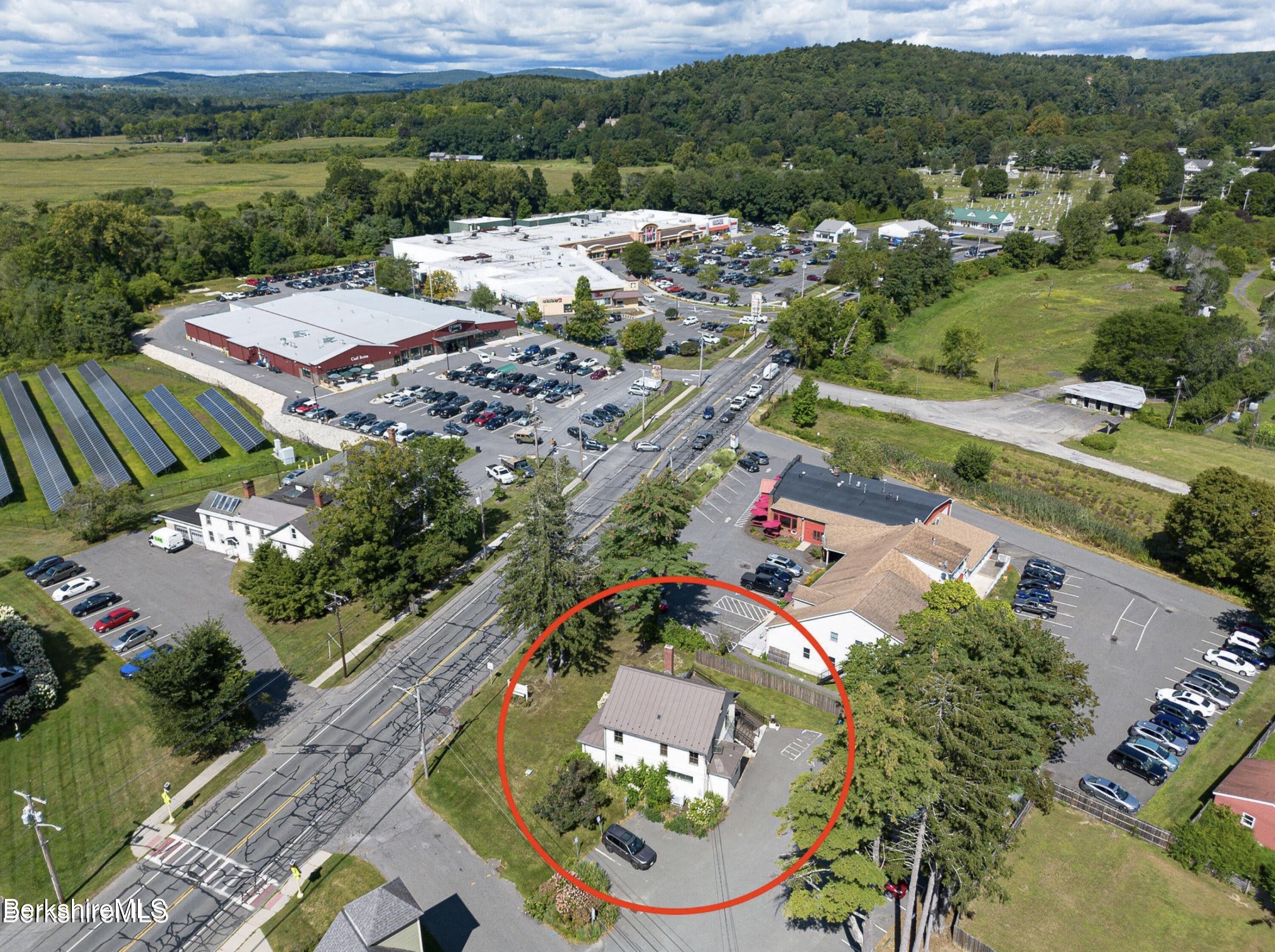 783 Main Street Great Barrington, MA 01230 - Photo 31 of 31 an aerial view of a house with a garden