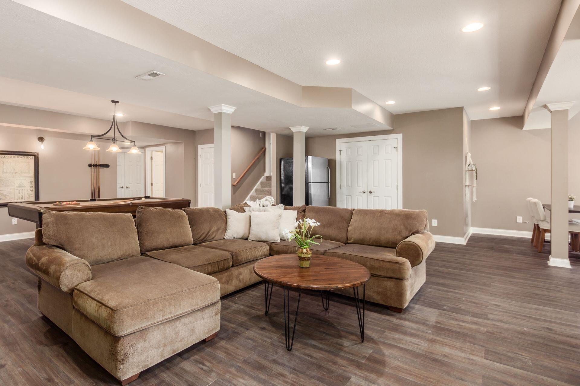 2467 Roe Drive Lewis Center, OH 43035 - Photo 34 of 50 The lowest level walk out features a flexible space where entertaining comes alive.