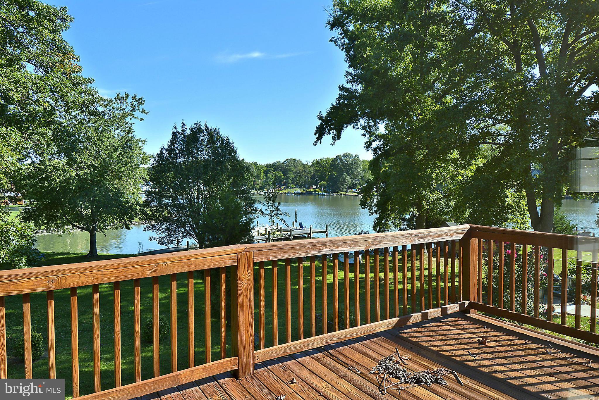 726 Tyler Point Road Deale, MD 20751 - Photo 16 of 30 Upper Level Deck From Master